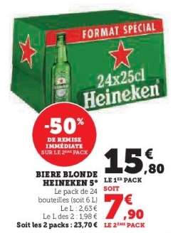 Biere Blonde Heineken 5°