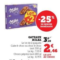 Gateaux Milka