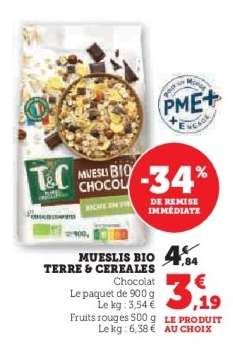 Mueslis Bio Terre & Céréales