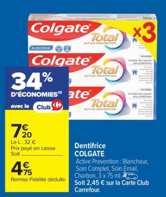 Dentifrice Colgate
