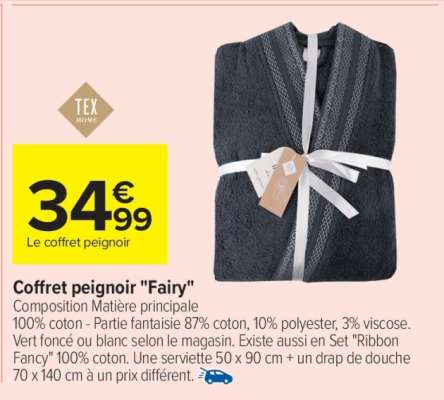 Coffret peignoir "Fairy"