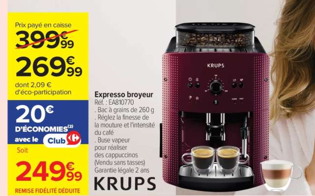 KRUPS Expresso broyeur