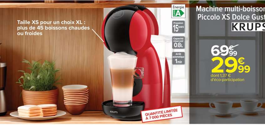 Machine multi-boissons Piccolo XS Dolce Gusto KRUPS