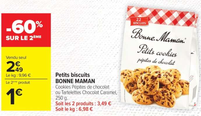 PETITS BISCUITS 'BONNE MAMAN'
