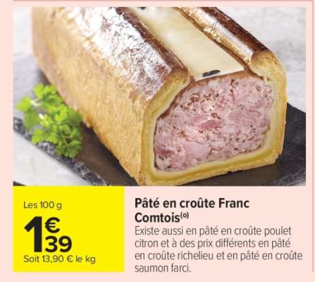 Pâté en croûte Franc Comtois