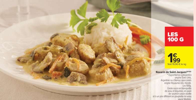Navarin de Saint-Jacques*