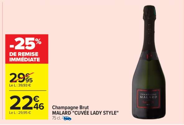 Champagne Brut Malard "Cuvée Lady Style"
