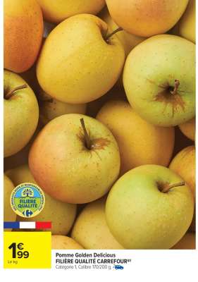 Pomme Golden Delicious