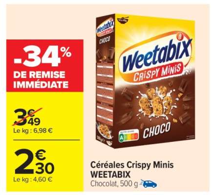 Céréales Crispy Minis WEETABIX