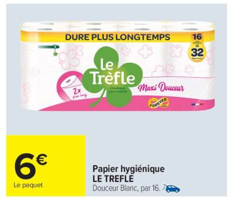 Papier Hygiénique "Le Trèfle"