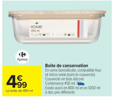 Boite de conservation
