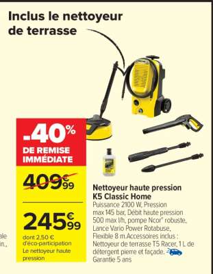 Nettoyeur Haute pression K5 Classic Home