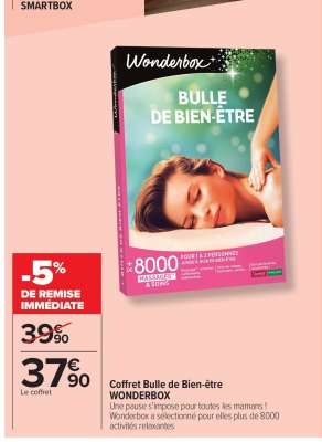Coffret Bulle de Bien-être WONDERBOX