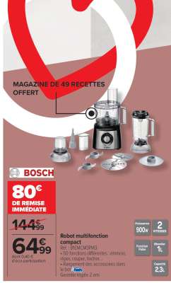 Robot multifonction compact