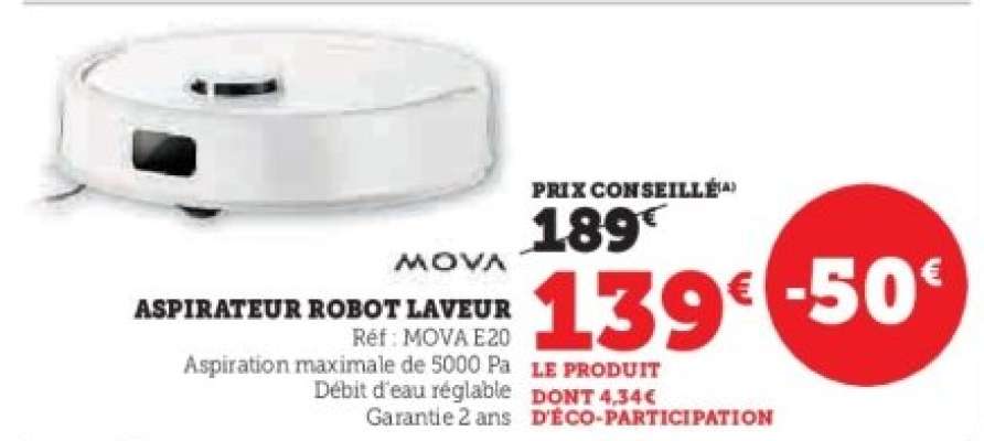 Aspirateur Robot Laveur