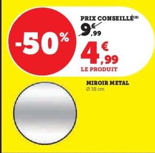 MIROIR METAL