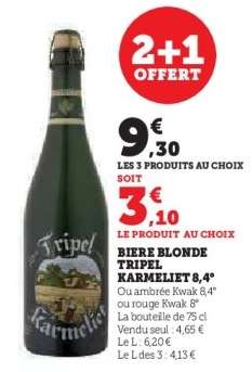 BIERE BLONDE TRIPEL KARMELIET 8,4°