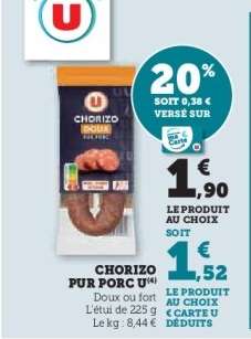 Chorizo Pur Porc U