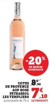 Cotes de Provence AOP Rosé Peyrassol Les Templiers