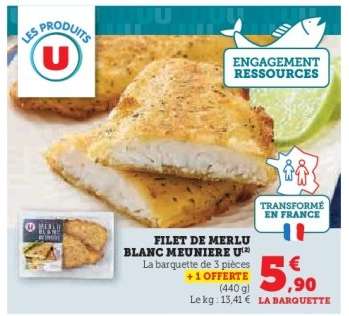 FILET DE MERLU BLANC MEUNIÈRE