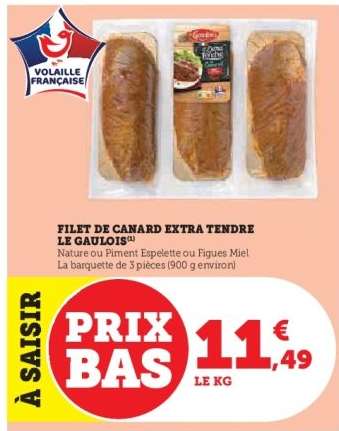 Filet de Canard Extra Tendre Le Gaulois