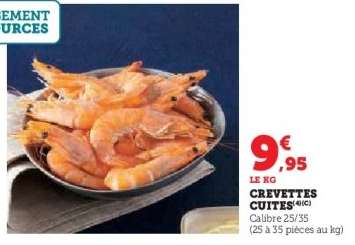 CREVETTES CUITES