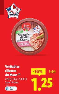Véritables rillettes du Mans