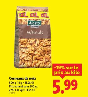 Cerneaux de noix
