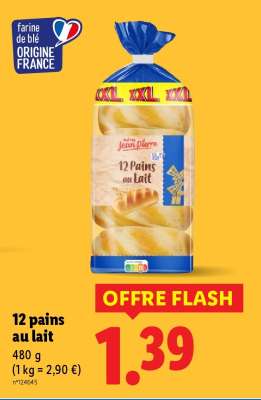 12 pains au lait
