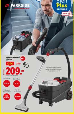 Aspirateur injecteur/extracteur