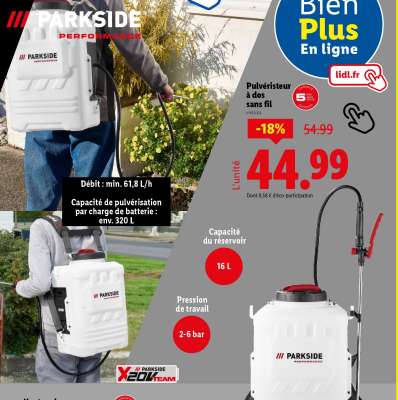 Pulvérisateur à dos sans fil