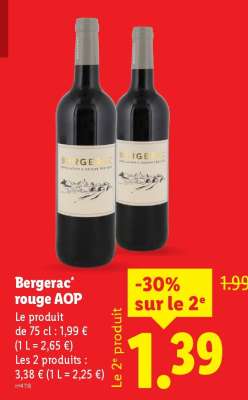 Bergerac rouge AOP