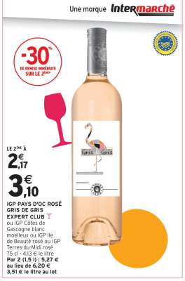 IGP PAYS D'OC ROSÉ GRIS DE GRIS