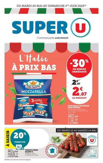 Catalogue SUPER U - 20/05/2025 - 01/06/2025.