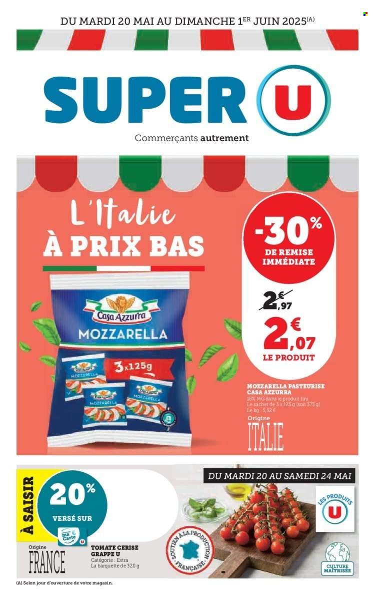 Catalogue SUPER U - 20/05/2025 - 01/06/2025.