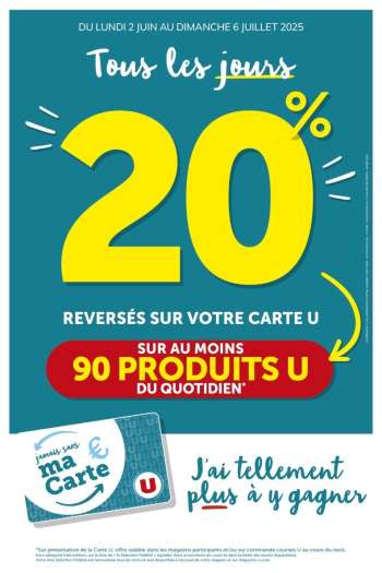 Catalogue Magasins U - 02/06/2025 - 06/07/2025.