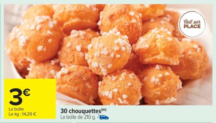 30 chouquettes