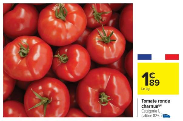 Tomate ronde charnue