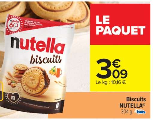Biscuits Nutella