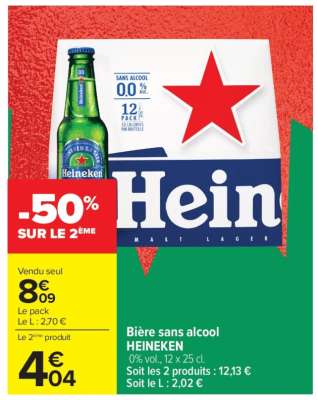 Bière Sans Alcool Heineken