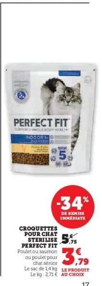CROQUETTES POUR CHAT STERILISE PERFECT FIT