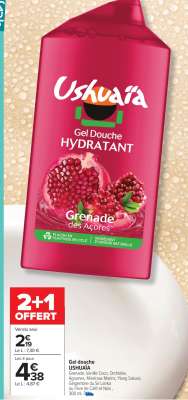 USHUAIA GEL DOUCHE HYDRATANT