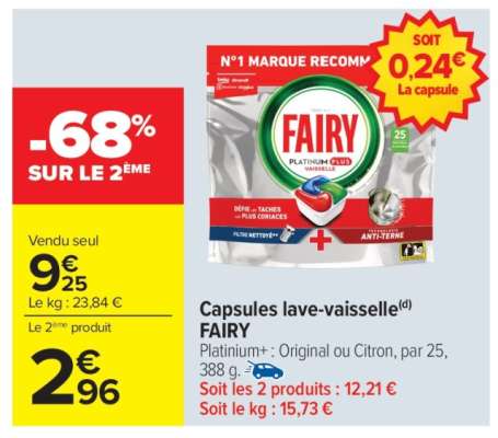 Capsules Lave-vaisselle FAIRY