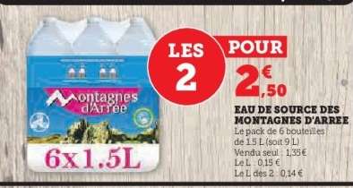 EAU DE SOURCE DES MONTAGNES D'ARREE