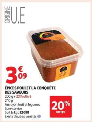 ÉPICES POULET LA CONQUÊTE DES SAVEURS