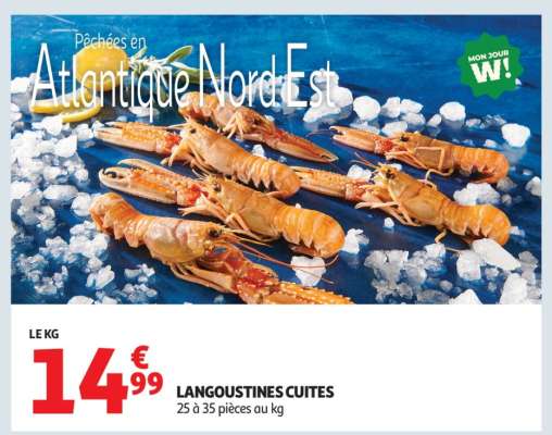 Langoustines Cuites