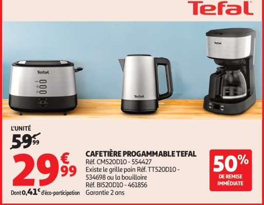 Cafetière Programmable Tefal