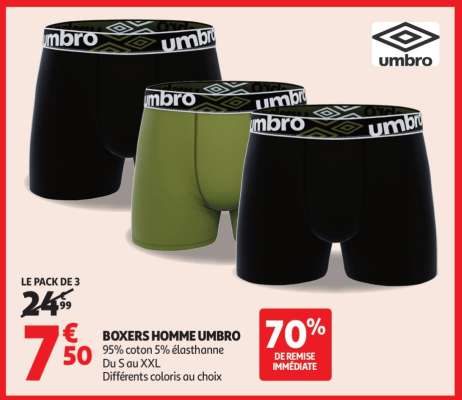 Boxers Homme Umbro
