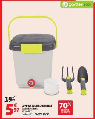 Composteur Bokashi 8 L Gardenstar