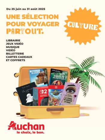 Catalogue Auchan - 25/06/2025 - 31/07/2025.